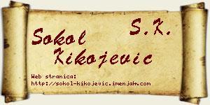 Sokol Kikojević vizit kartica